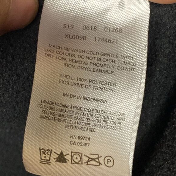 Columbia Black Full Zip Collared Fleece Size Small - Picture 9 of 12